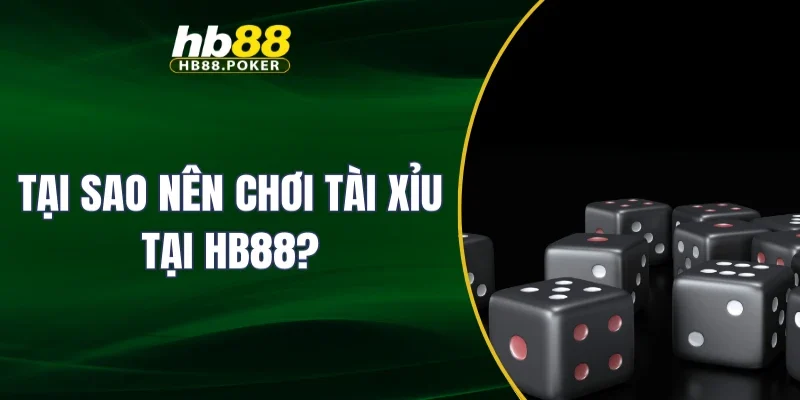tài xỉu 5 Tại sao nên chơi tài xỉu tại HB88?
