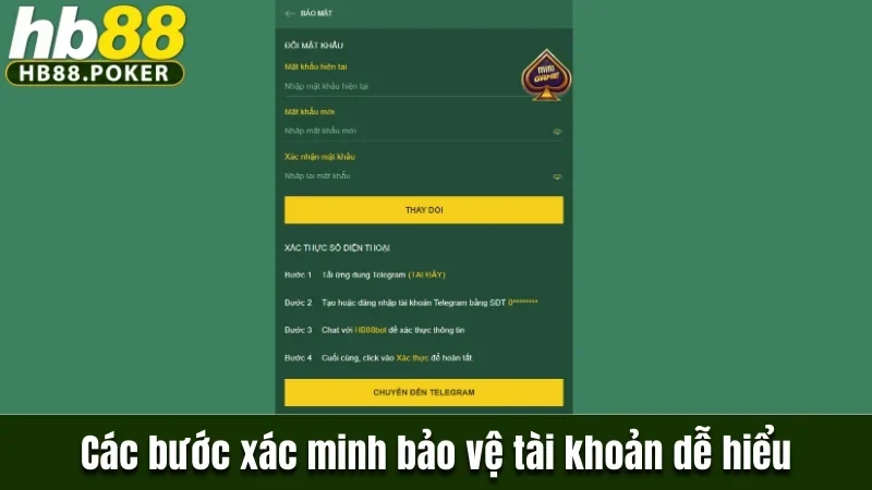 Cách Xác Minh 2 Bước Để Bảo Vệ Tài Khoản HB88 Cực Đơn Giản 1 Cách xác minh 2 bước để bảo vệ tài khoản HB88 dễ hiểu