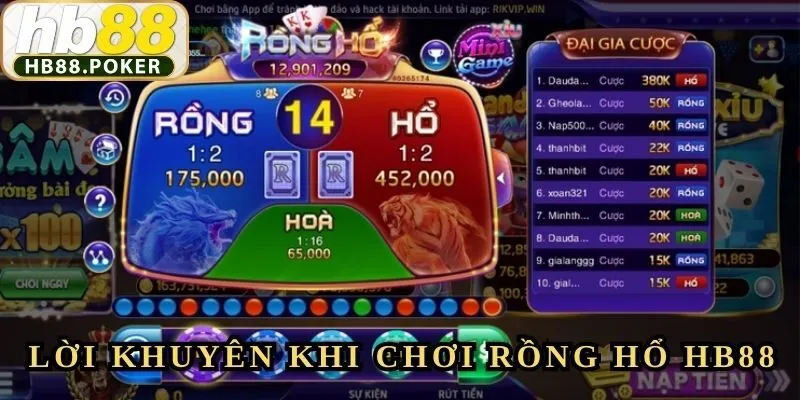 Lời khuyên dành cho người mới chơi Rồng Hổ HB88