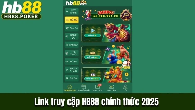 link truy cập HB88 chính thức 2025