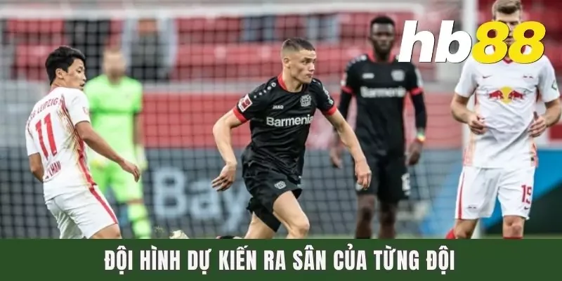 Đội hình dự kiến ra sân của từng đội